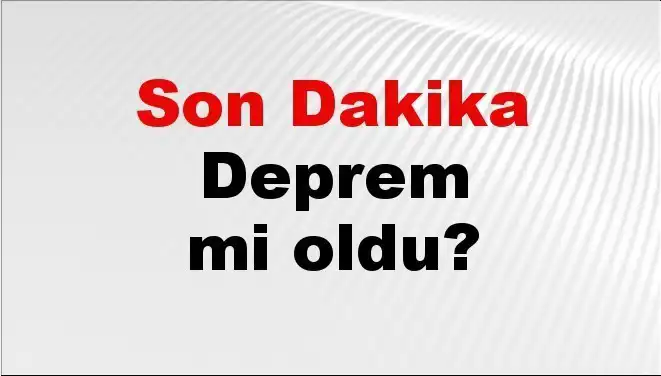 Samsun'da Şok Deprem: Son Dakika Gelişmeleri ve Bilgiler