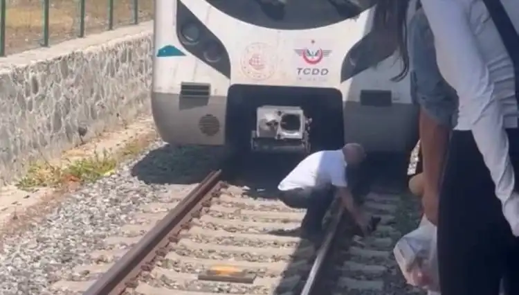 Marmaray'daki Duyarlı Makinist: Raylardaki Kediyi Fark Edip Treni Durdurdu