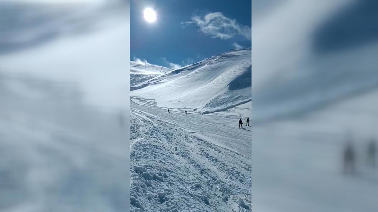 Palandöken'de Çığ Düştü, Kayak Alanı Tehlikeli!