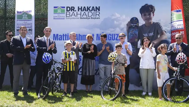 Bahçelievler'de Gençler için Eğlenceli Skate Parkı Açıldı: Mattia Ahmet Minguzzi