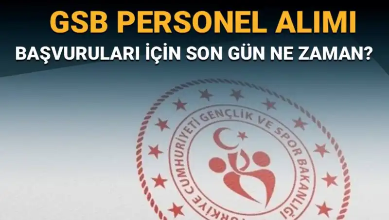 Gençlik ve Spor Bakanlığı 2023 Personel Alımında Son Güne Yaklaşıyoruz!