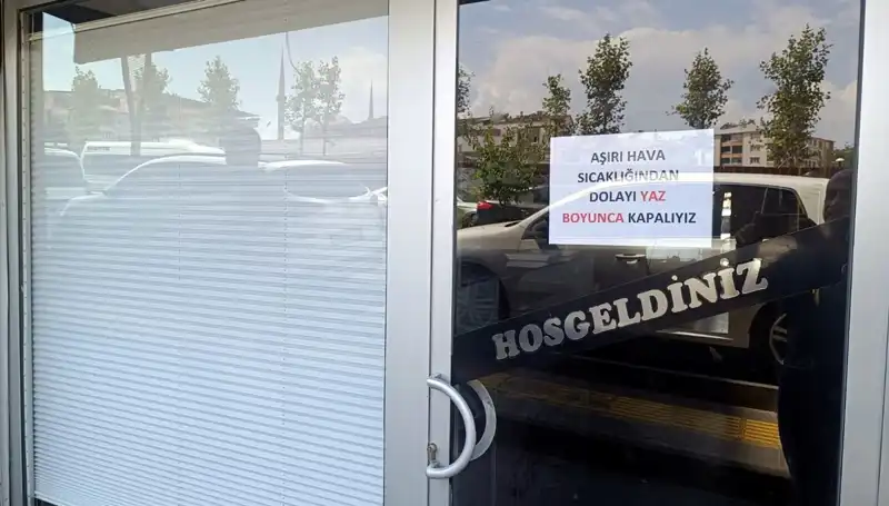 Afrika Sıcakları Esnafa Darbe Vurdu: Dükkanlar Kapandı!